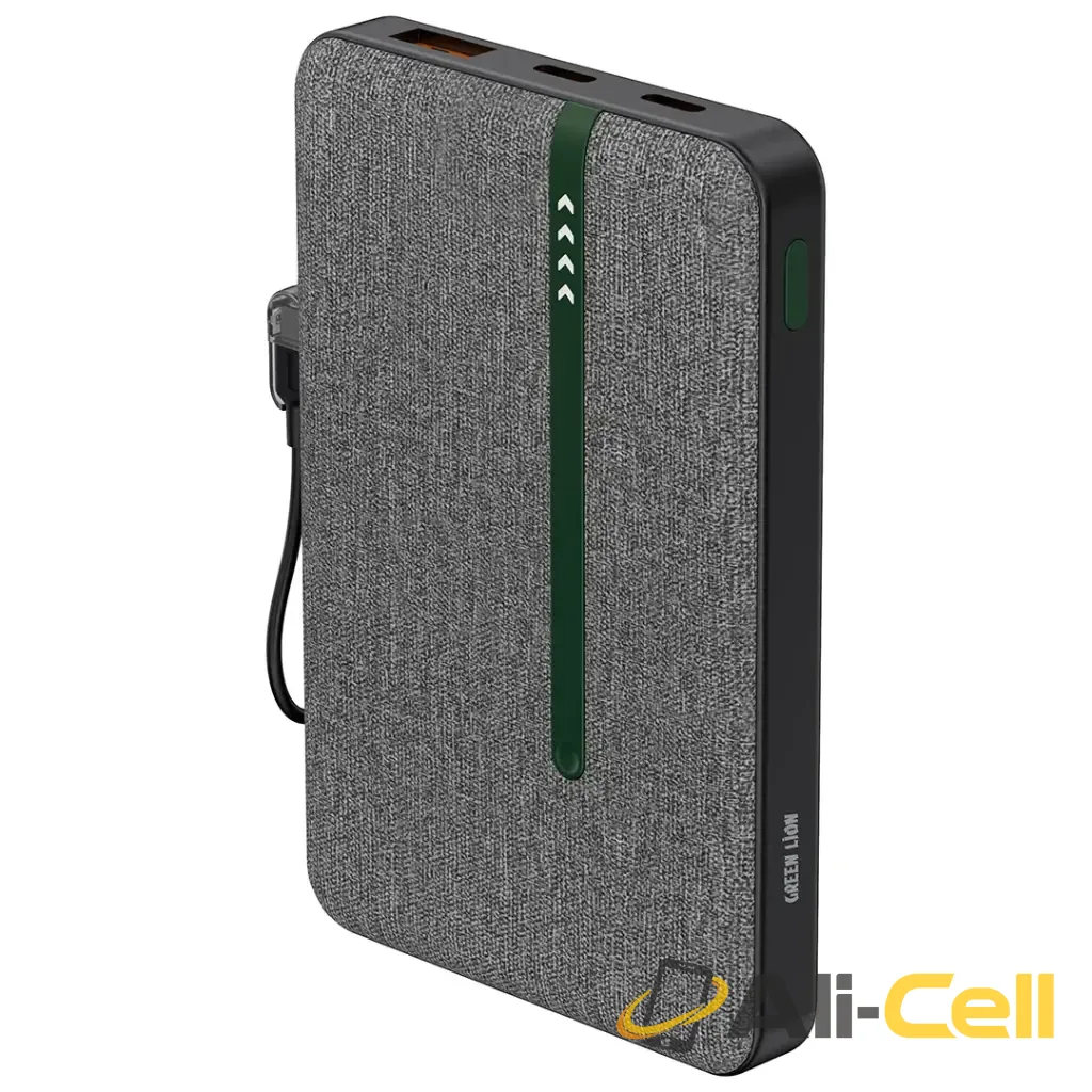 Green Lion Kyoto 10000mAh Power Bank - Black