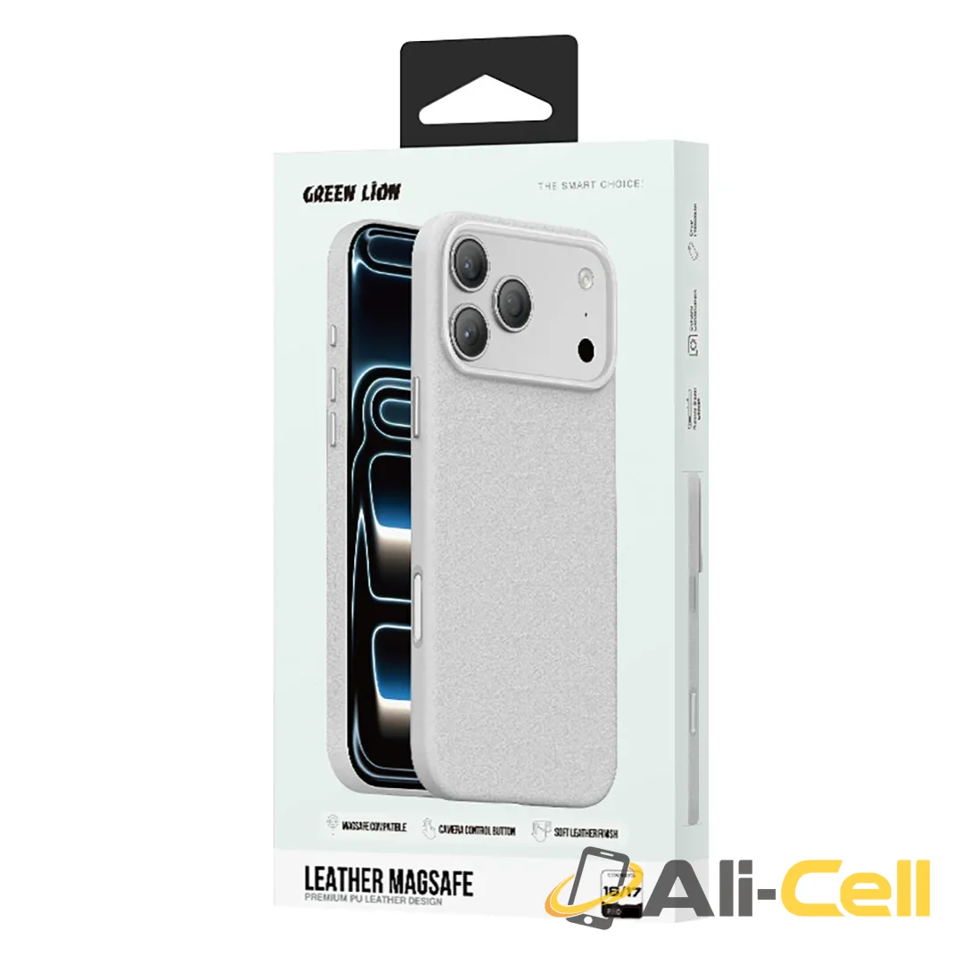 Green Lion Leather Case for iPhone 18/17 Pro / Pro Max — 2