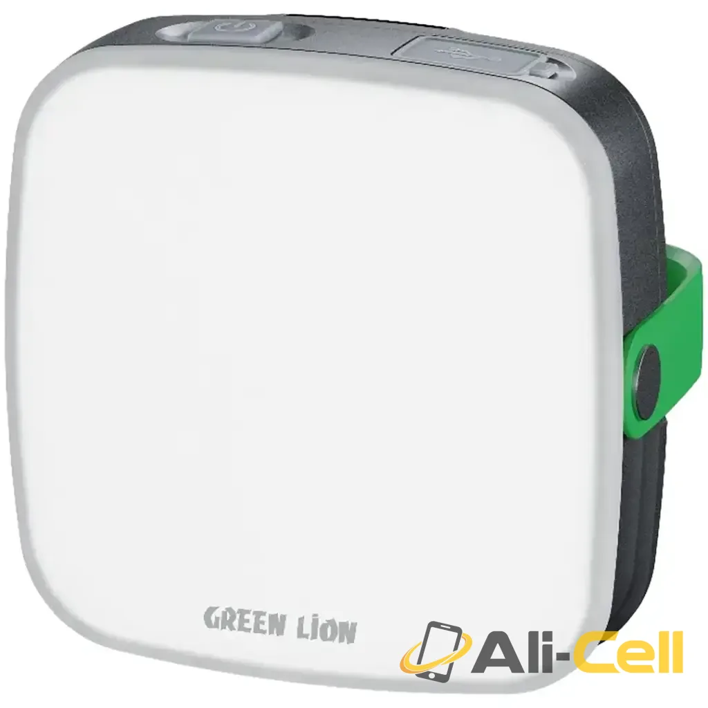 Green Lion Lumenix Portable LED Light with Power Bank (2000mAh×2) - Gray — 2