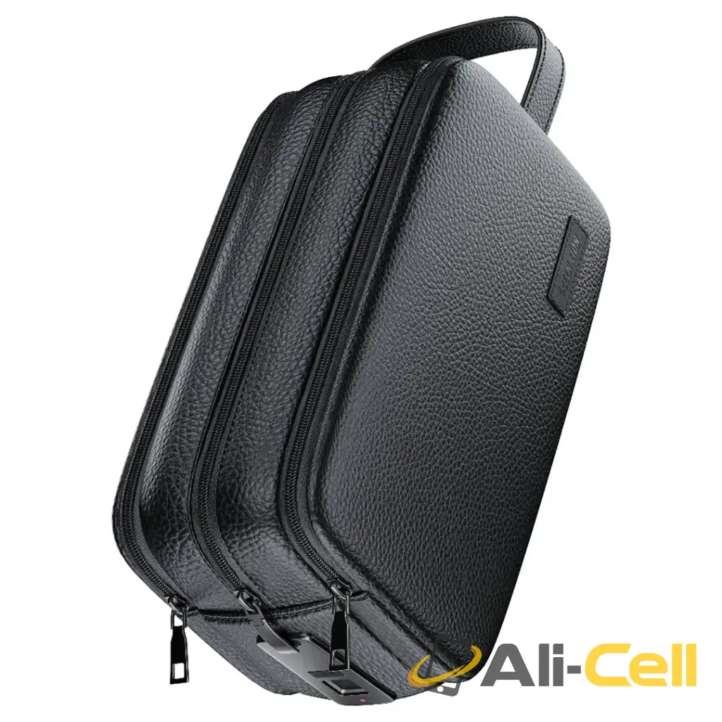 Green Lion Lyon Plus Fingerprint Bag- Black