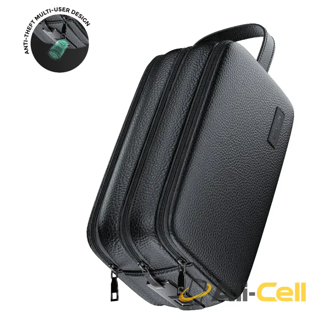 Green Lion Lyon Plus Fingerprint Bag- Black — 2