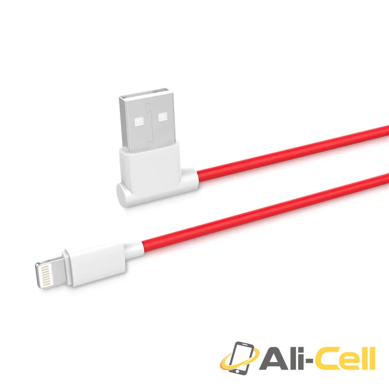 Cable USB to Lightning «UPL11» angled charging data sync (1.2m) — 2