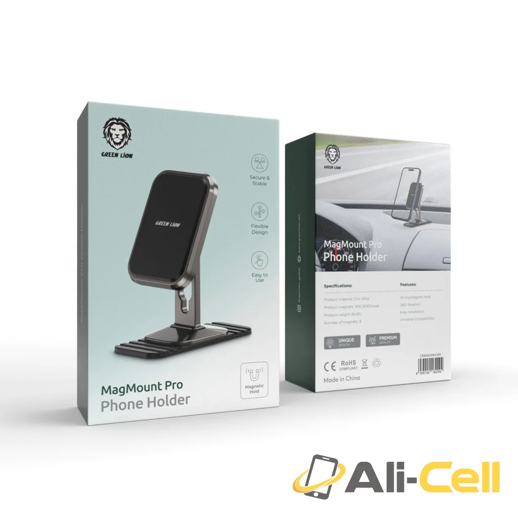 Green Lion MagMount Pro Phone Holder - Matte Black — 2