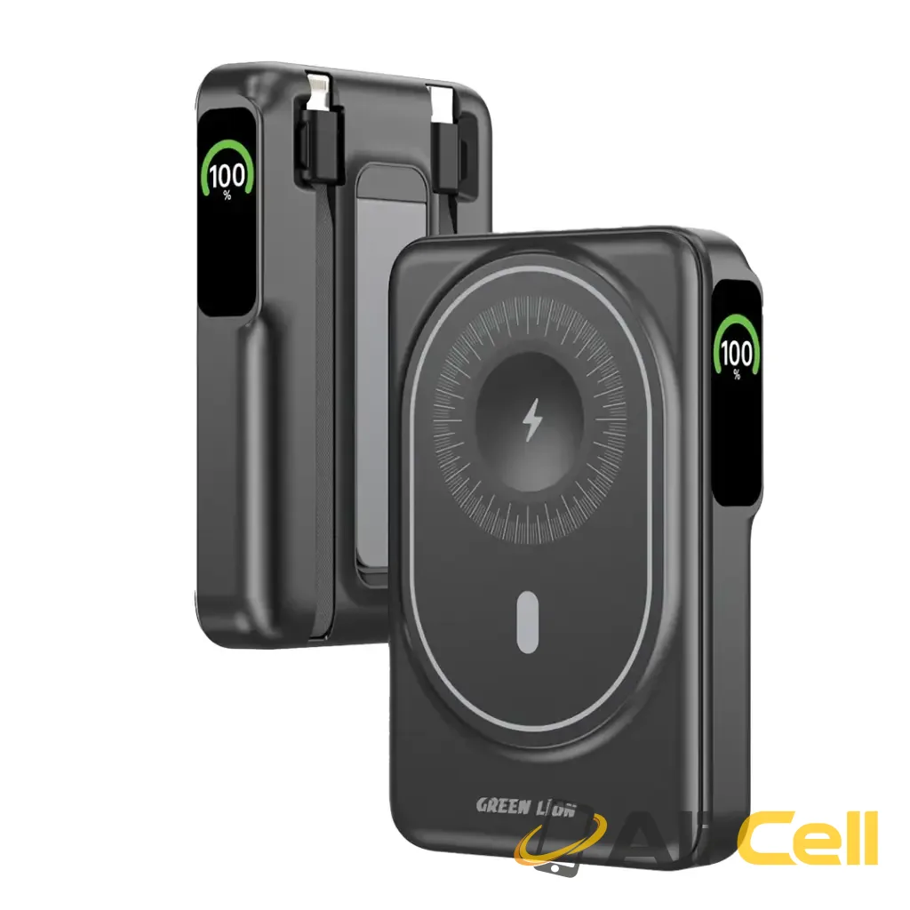Green Lion Mag-Vision 10000mAh Power Bank - Black