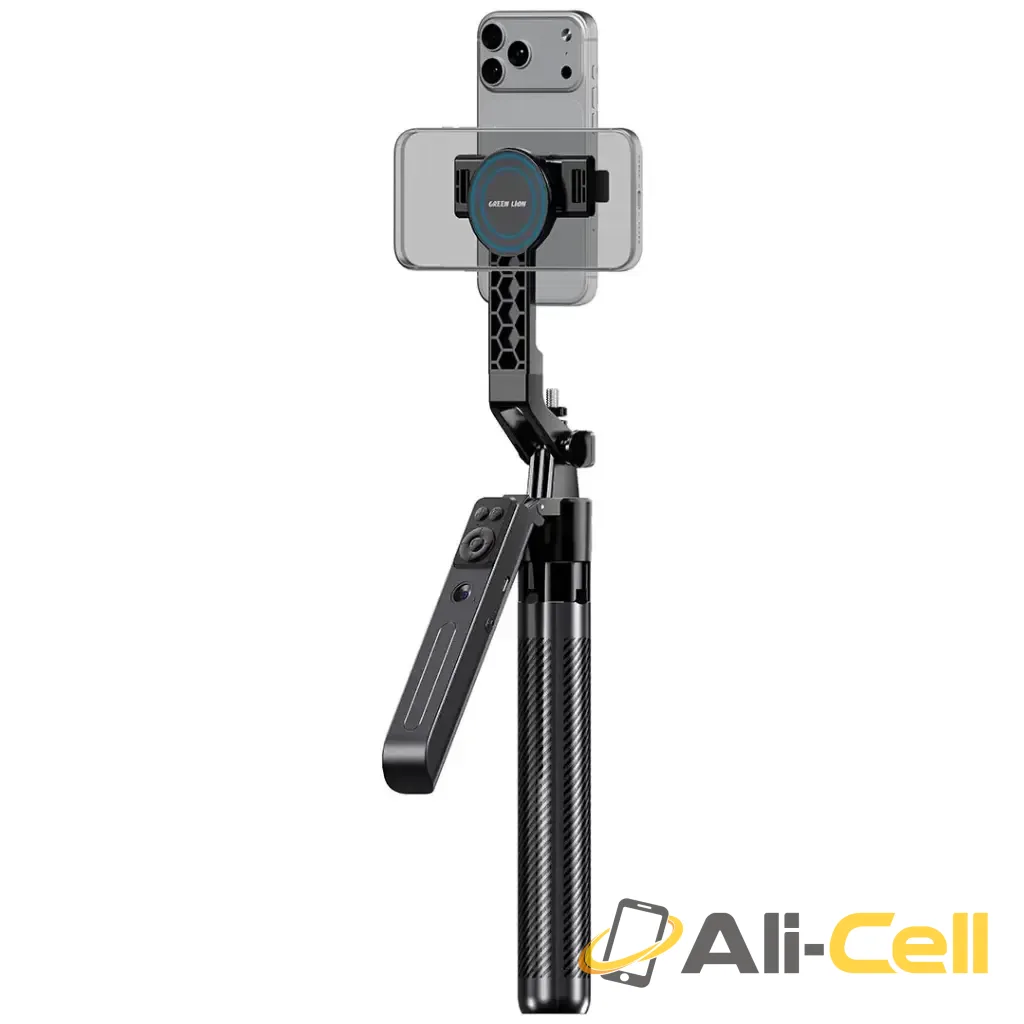 Green Lion MagSafe AI Tripod With Auto Face Tracking - Black