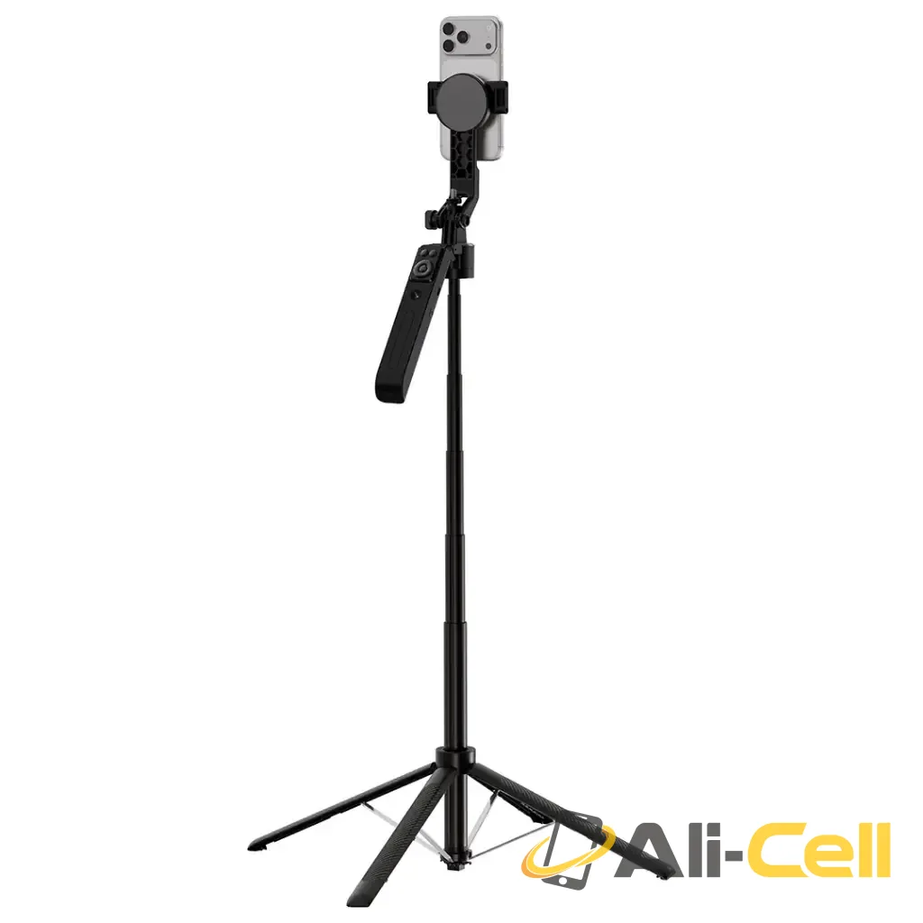 Green Lion MagSafe AI Tripod With Auto Face Tracking - Black — 3