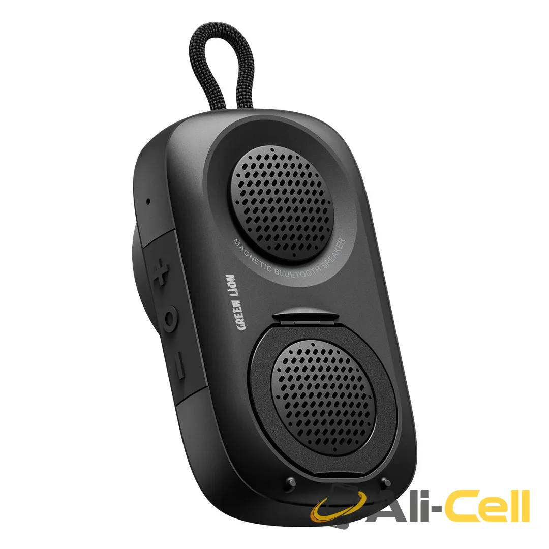 Green Lion Mag Speaker with Bluetooth V6.0 & TWS Pairing – Black