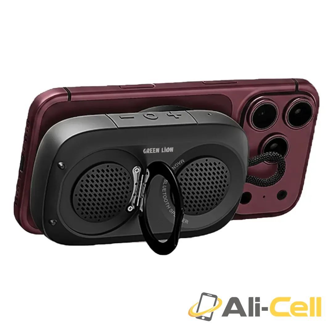 Green Lion Mag Speaker with Bluetooth V6.0 & TWS Pairing – Black — 2