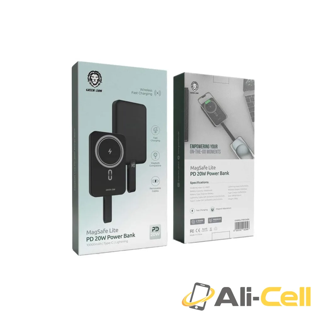 Green Lion MagSafe Lite Power Bank PD 20W 10000mAh — 2