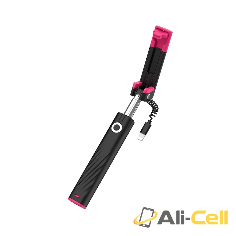 Selfie stick “K8 Starry mini” Lightning wired monopod — 2