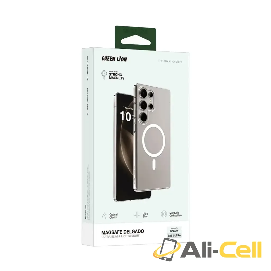 Green Lion Magsafe Delgado Case S25 Ultra - Clear — 3
