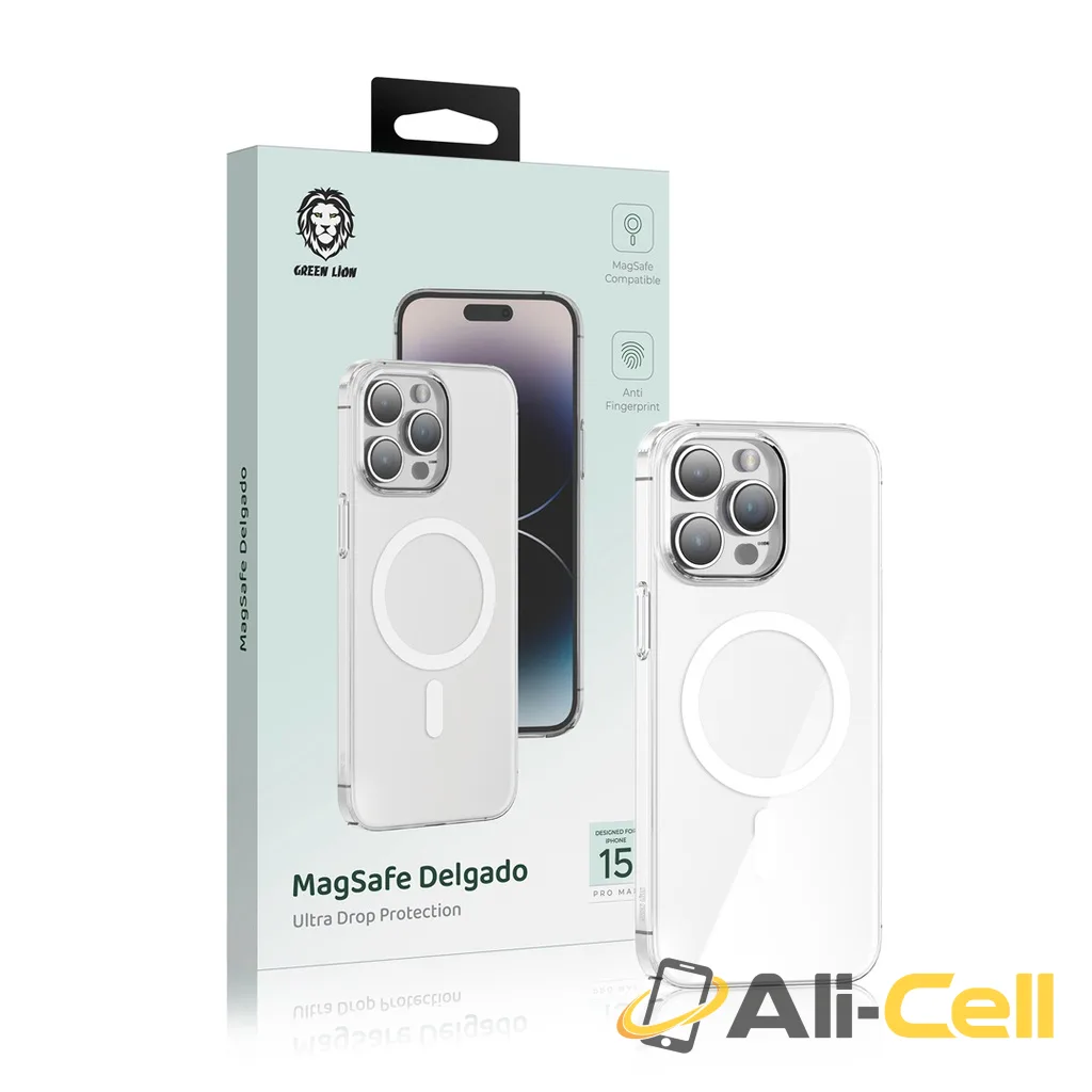 Green Lion Magsafe Delgado iPhone15 Pro / Pro Max - Clear — 3