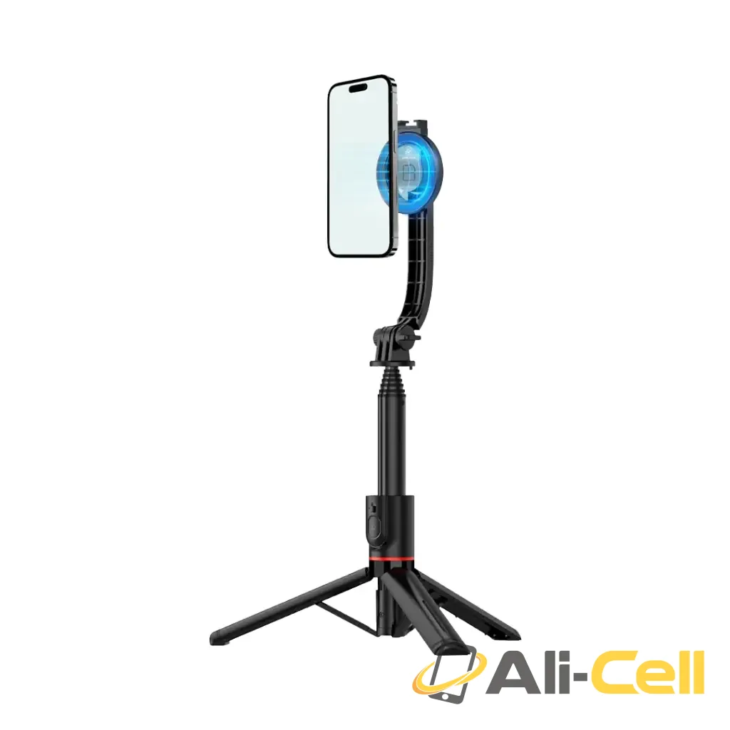 Green Lion Magselfie Selfie Stick Tripod - Black