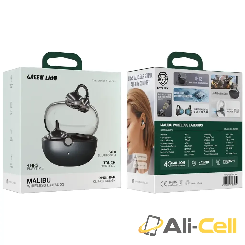 Green Lion Malibu Wireless Earbuds — 3
