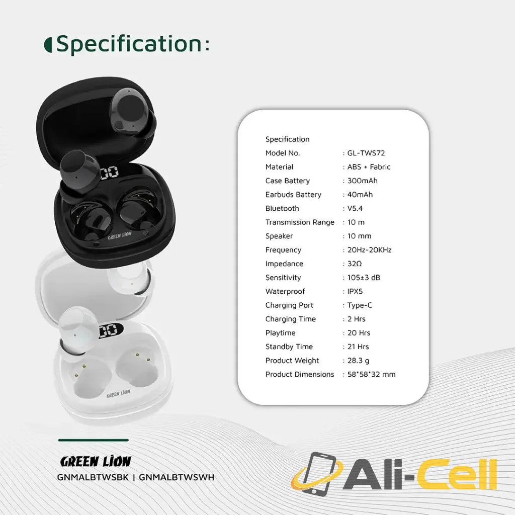 Green Lion Malbun True Wireless Earbuds — 2