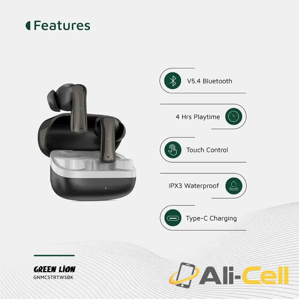 Green Lion Manchester True Wireless Earbuds — 3
