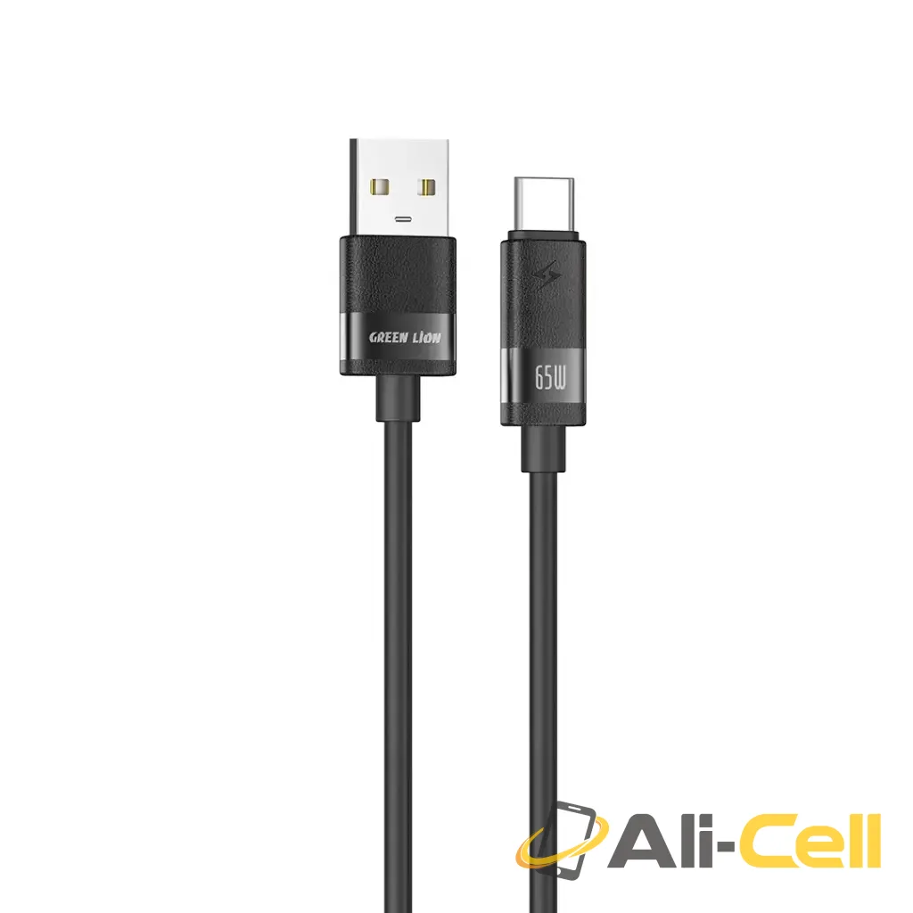 Green Lion Matte Silicone USB-A to USB-C Cable