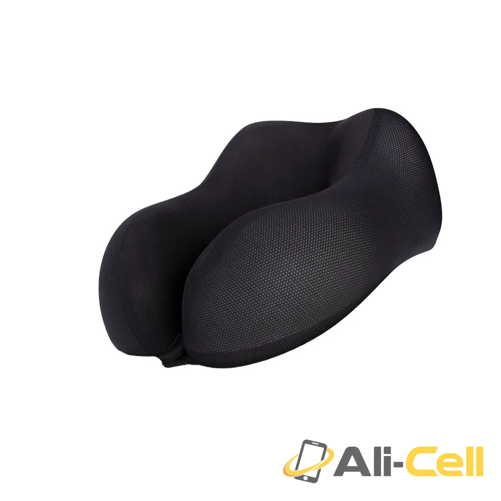 Green Lion Memory Foam Neck Pillow - Black — 2