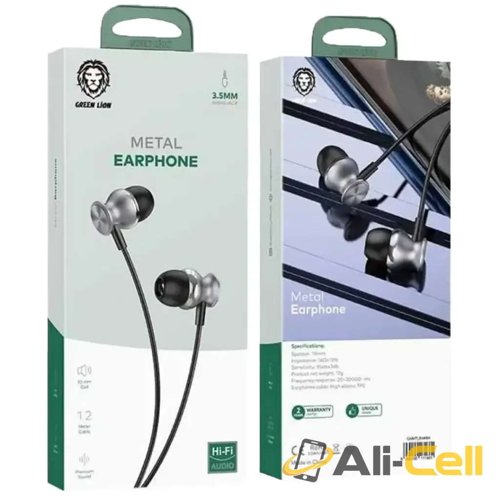Green Lion Metal Earphone — 2