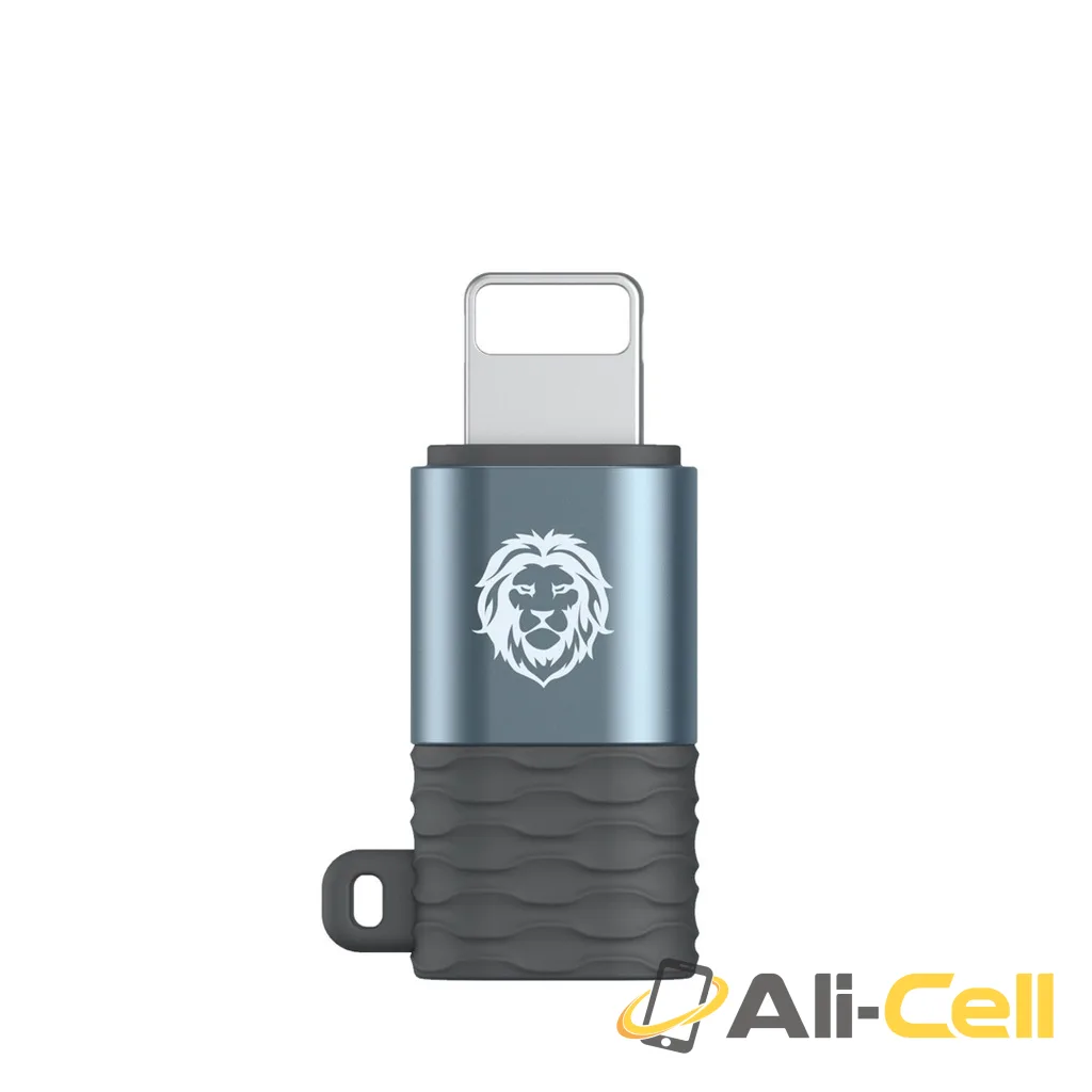 Green Lion Micro to Lightning Connector Adapter - Black/Silver