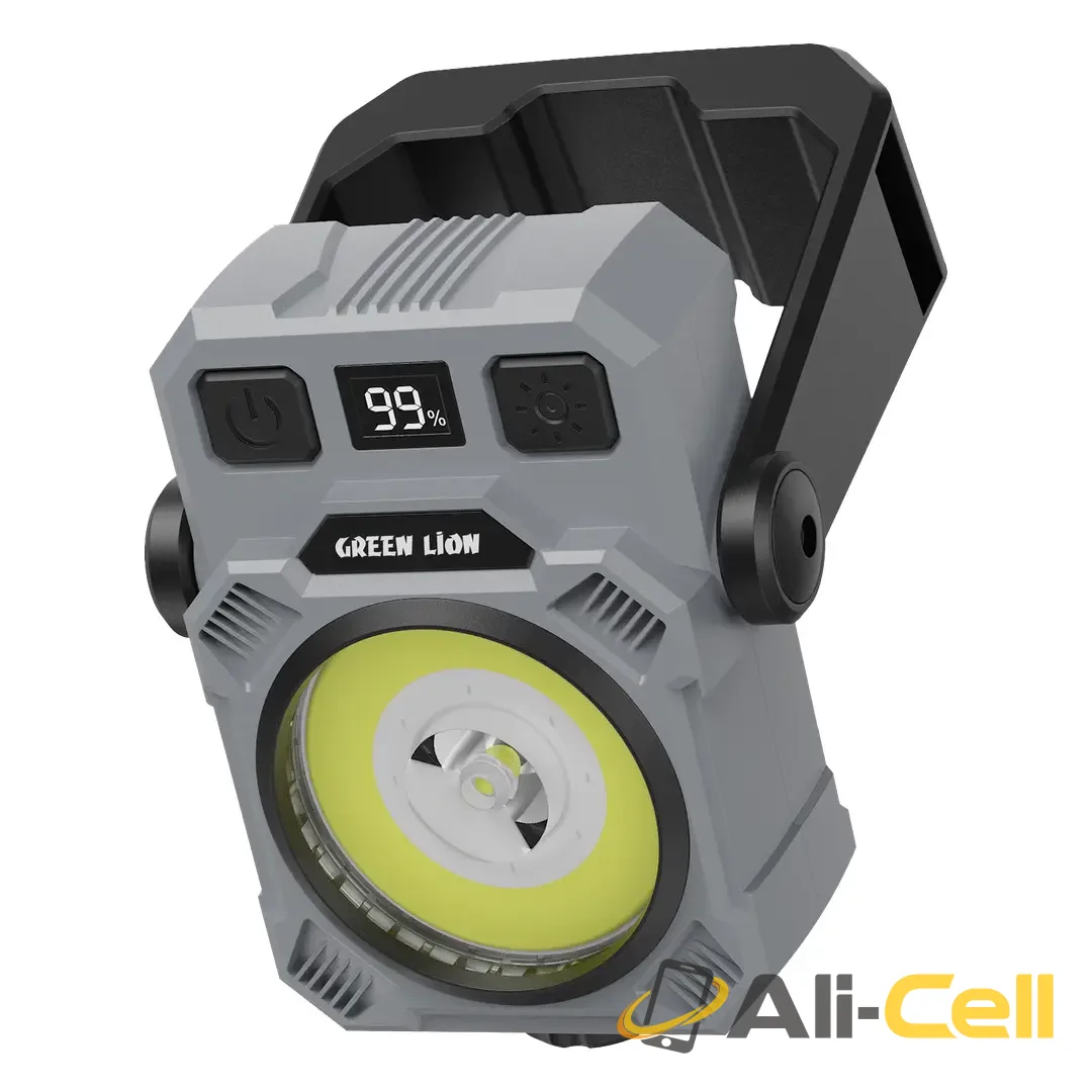 Green Lion Mini LED Rechargeable & Dual Color Light - Black — 2