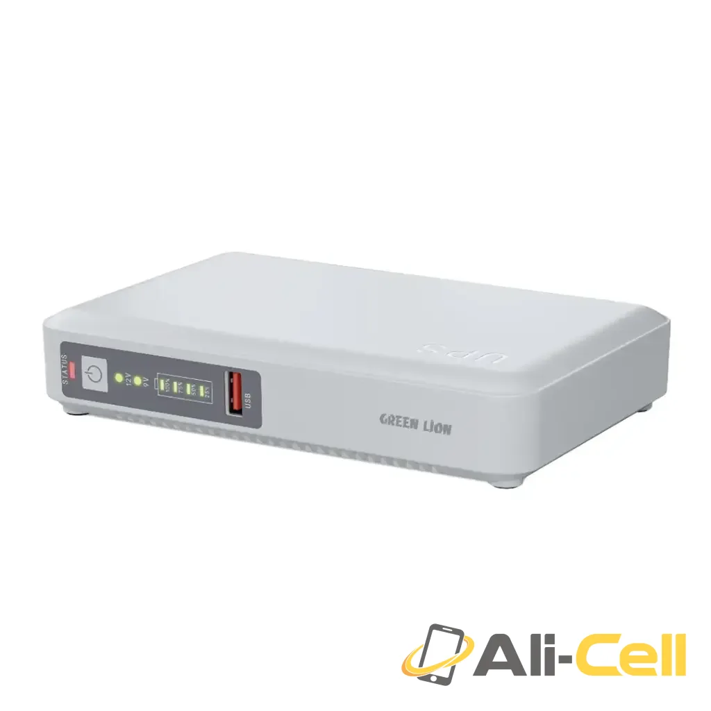 Green Lion Mini DC UPS Multifunction Network - White