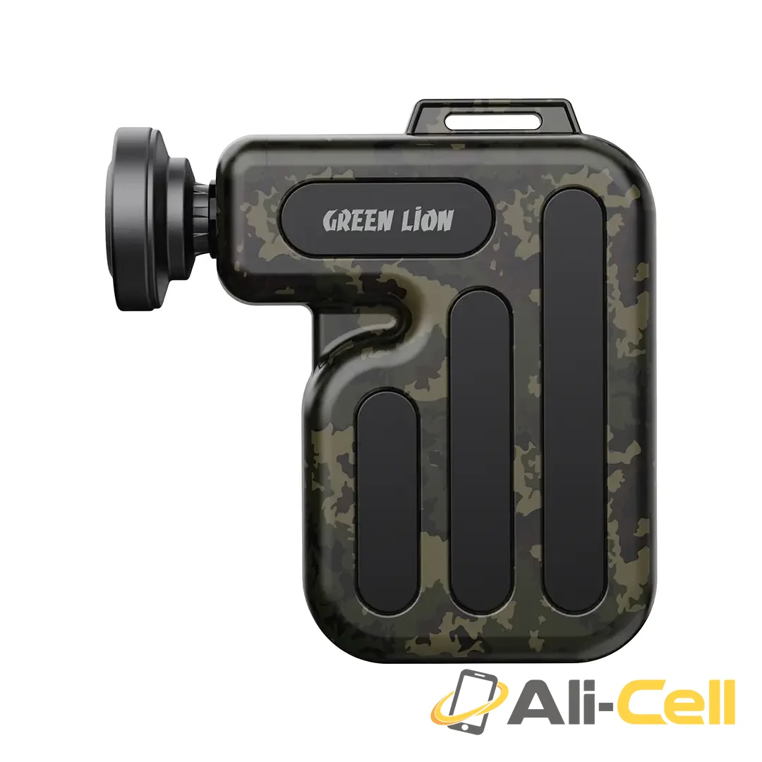 Green Lion Minion Mini Massage Gun - Army Green