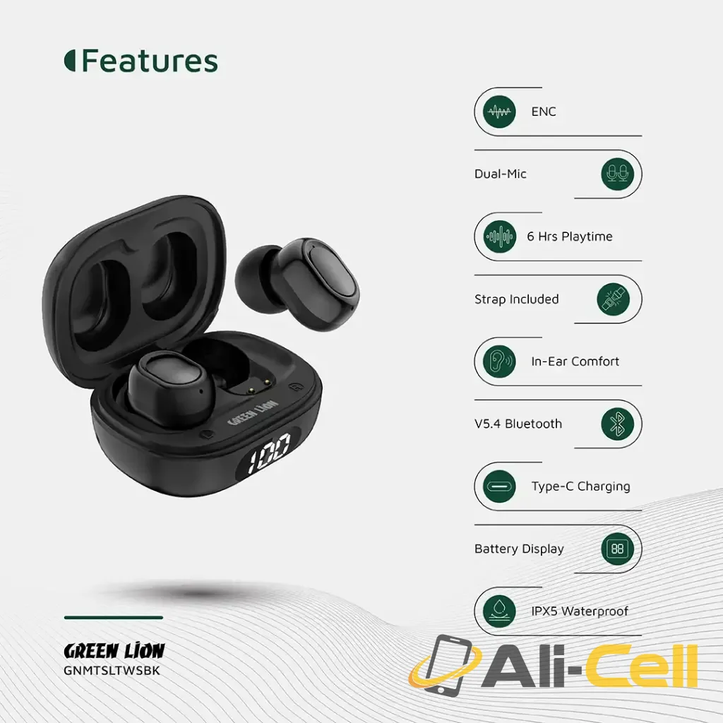 Green Lion Mittersill True Wireless Earbuds — 3
