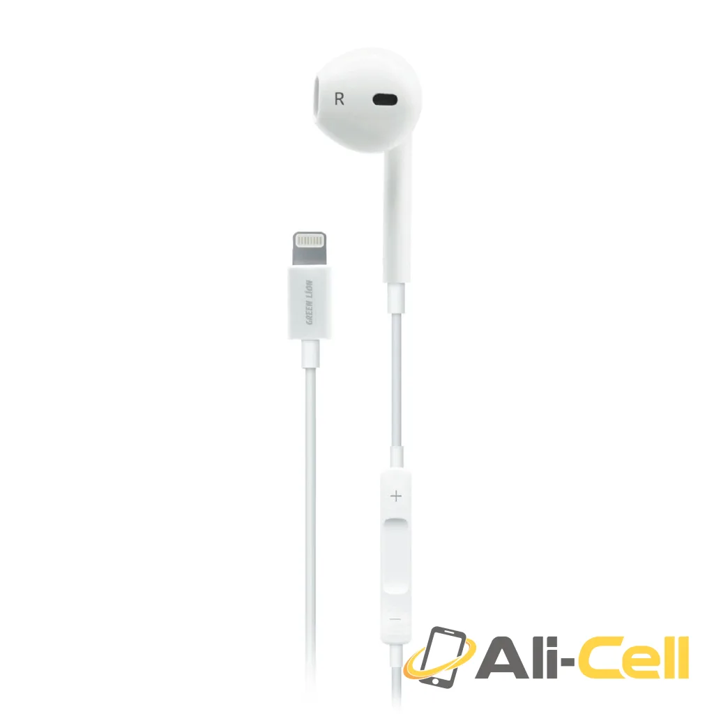 Green Lion Mono Earphones with Lightning Connector