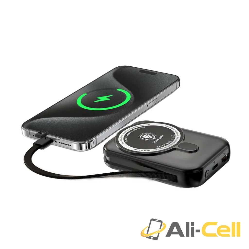 Green Lion Monaco + 10000mAh Power Bank PD20W+QC 22.5W with Magsafe Magic 15W — 2
