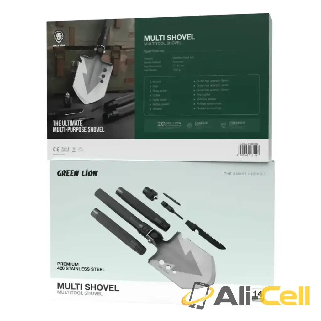 Green Lion Multi Shovel - Black — 3