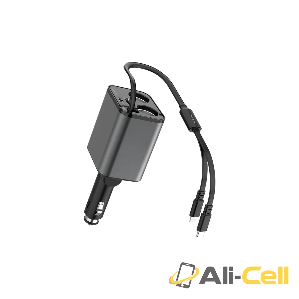 Green Lion Multiport 90W Car Charger - Black — 3