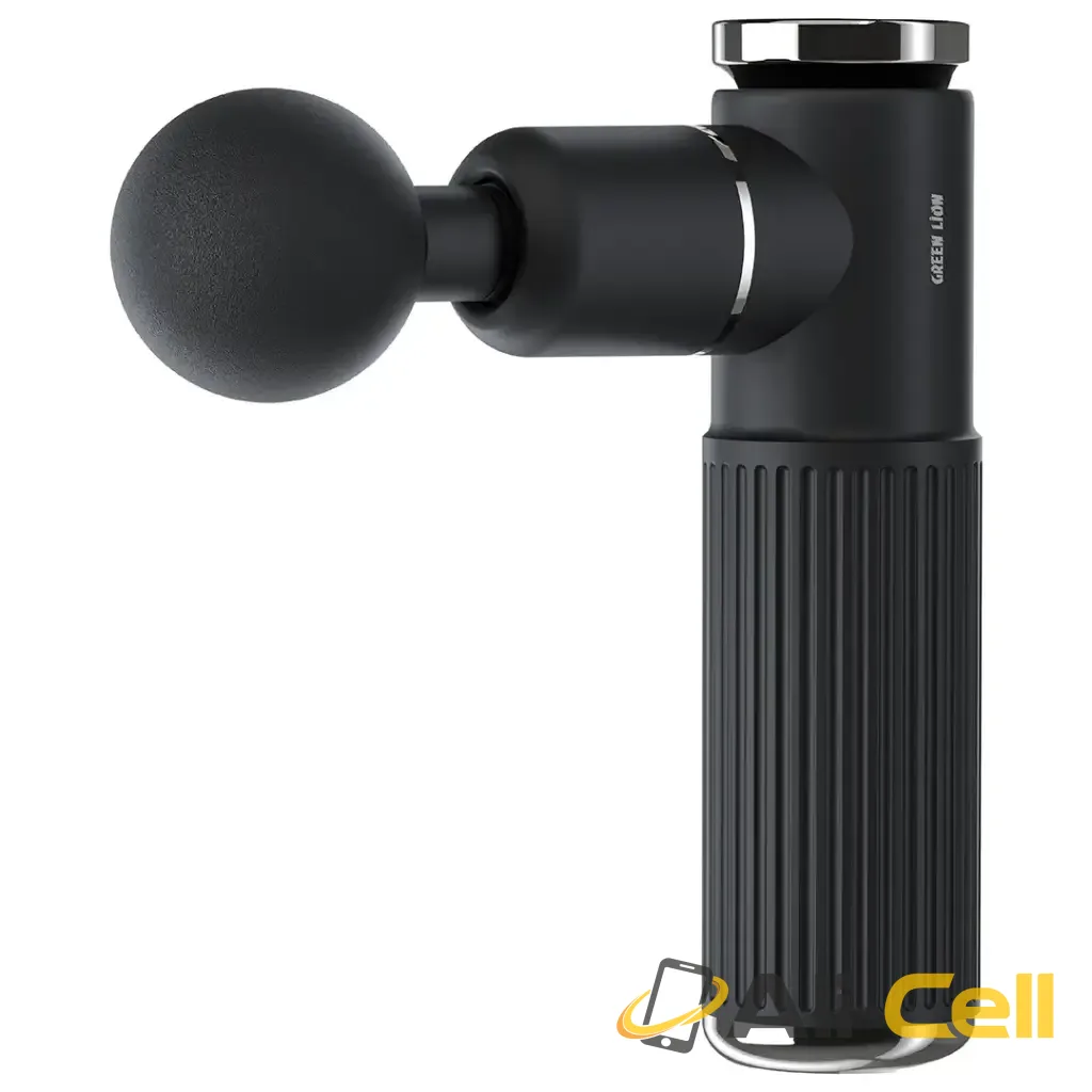 Green Lion Muscle Massage Gun with 10 Massage Heads - Black