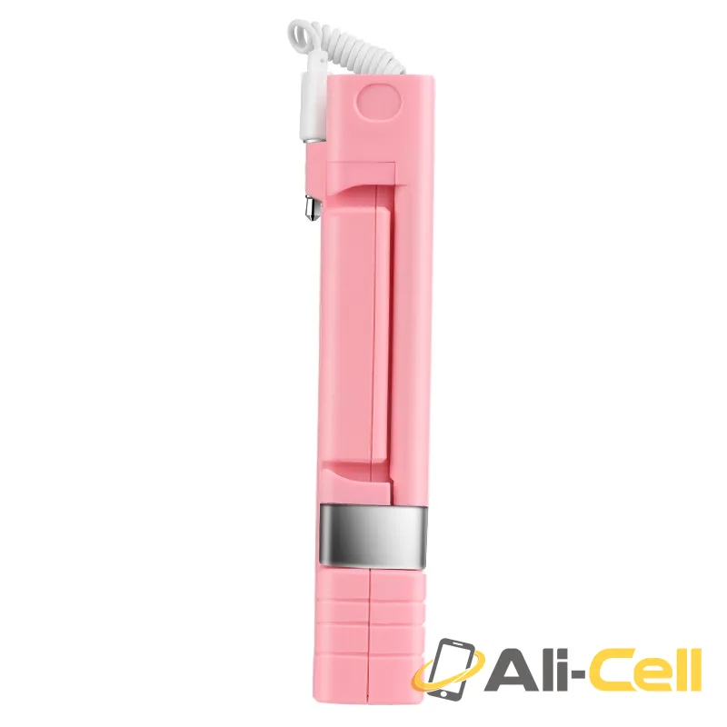 Selfie stick “K3 Beauty” 3.5mm jack wired monopod — 3
