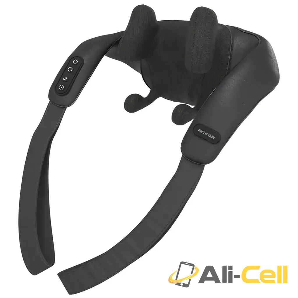 Green Lion Neck & Shoulder Rechargeable 4D kneading Massage - Black