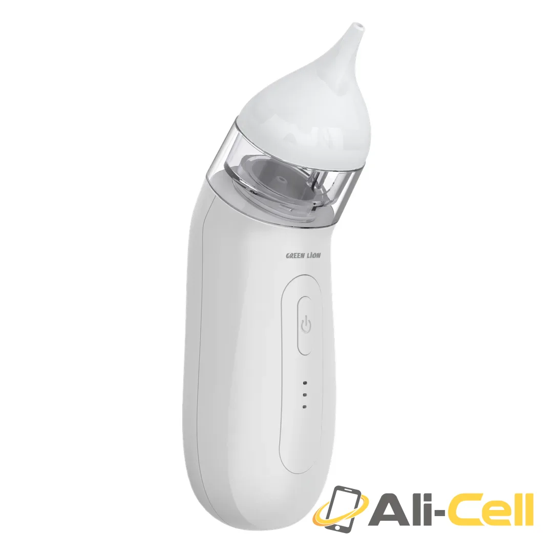 Green Lion Nasal Aspirator Baby Nose Cleaner - White
