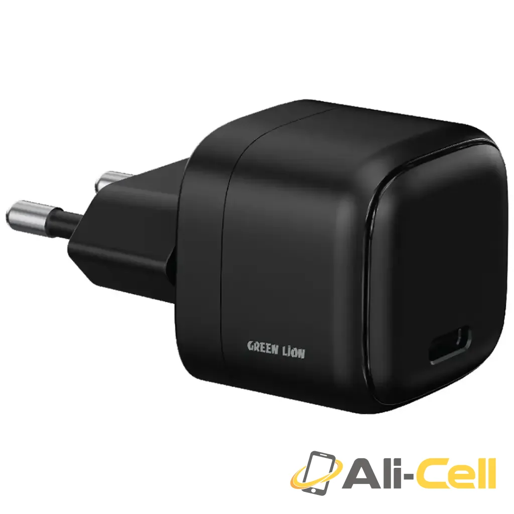 Green Lion Nexio Single Port Wall Charger EU Plug 20W - Black