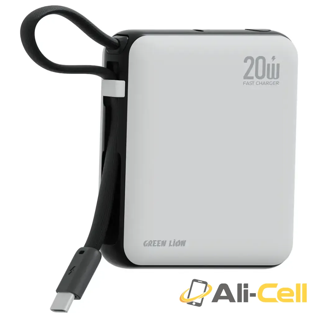 Green Lion Nuru 10000mAh Power Bank - White — 3