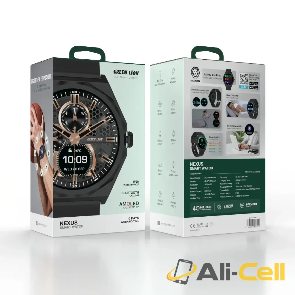 Green Lion Nexus Smart  Watch 1.43'' AMOLED Display — 3