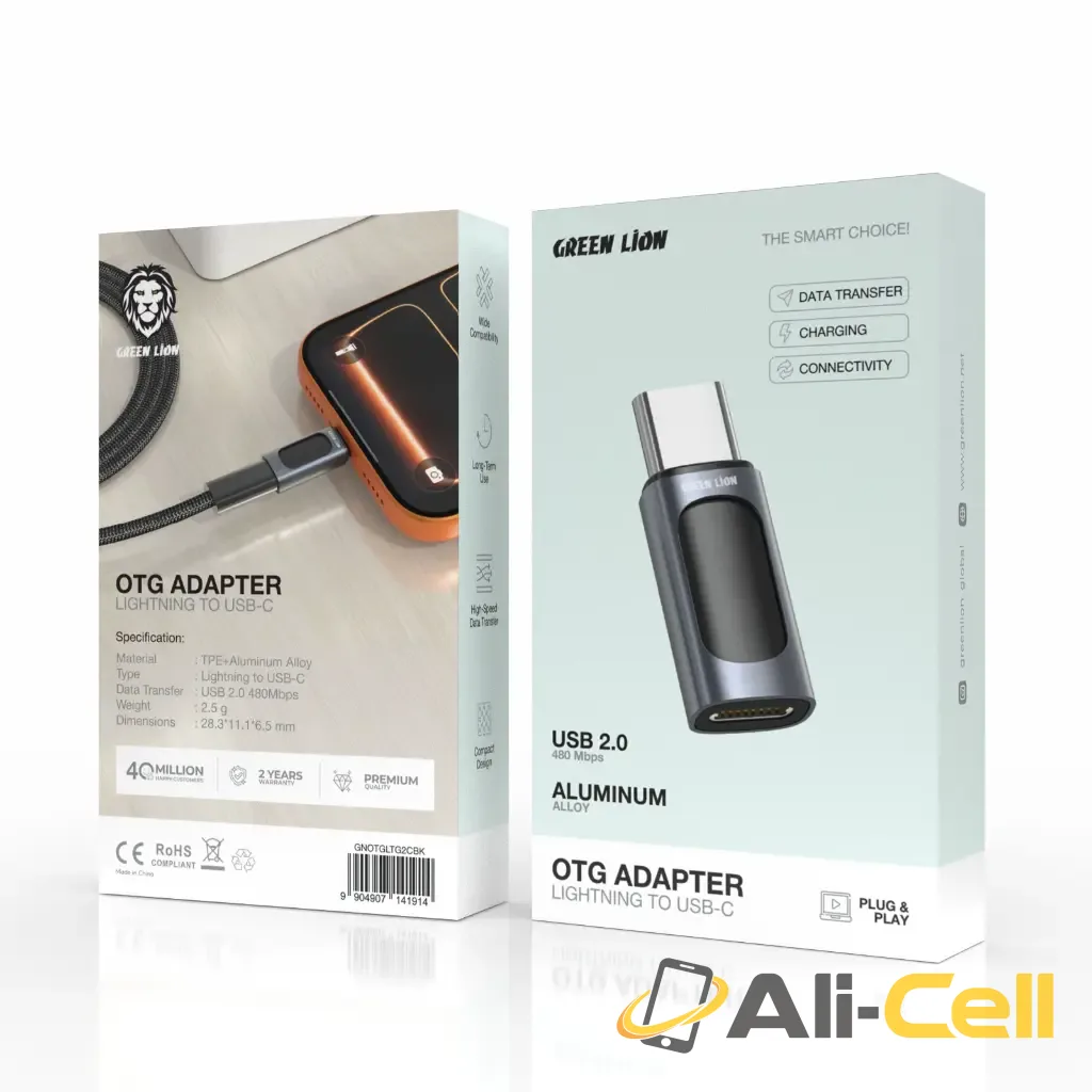 Green Lion OTG ADAPTER Lightning TO USB-C USB — 2