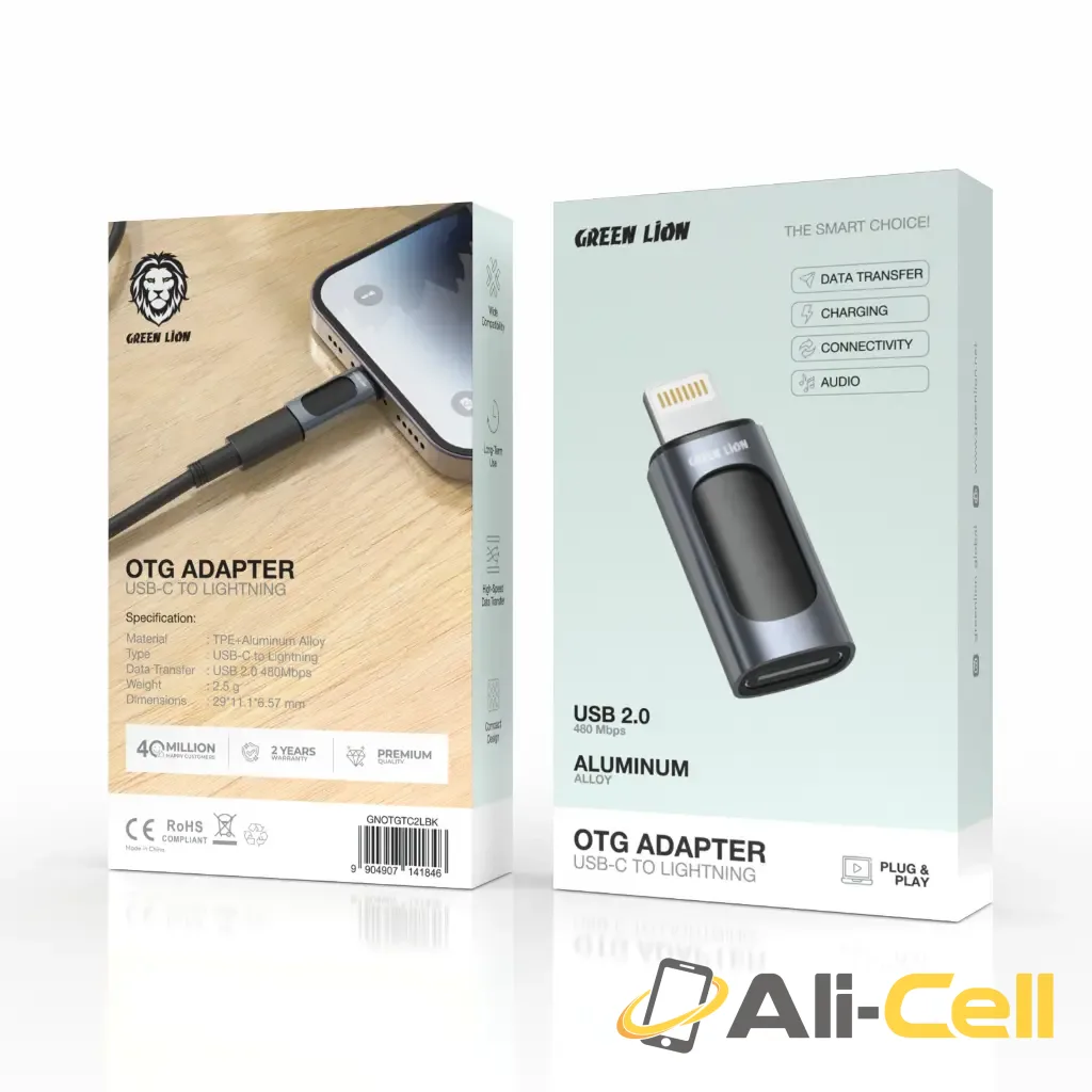 Green Lion OTG ADAPTER USB-C To Lightning USB — 3