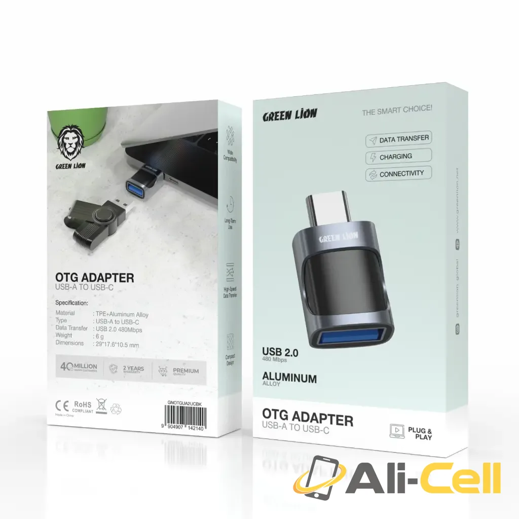 Green Lion OTG ADAPTER USB-A TO USB-C USB 2.0 — 3