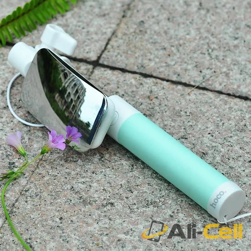 Selfie stick “K2 Magic mirror” 3.5mm jack wired monopod — 7