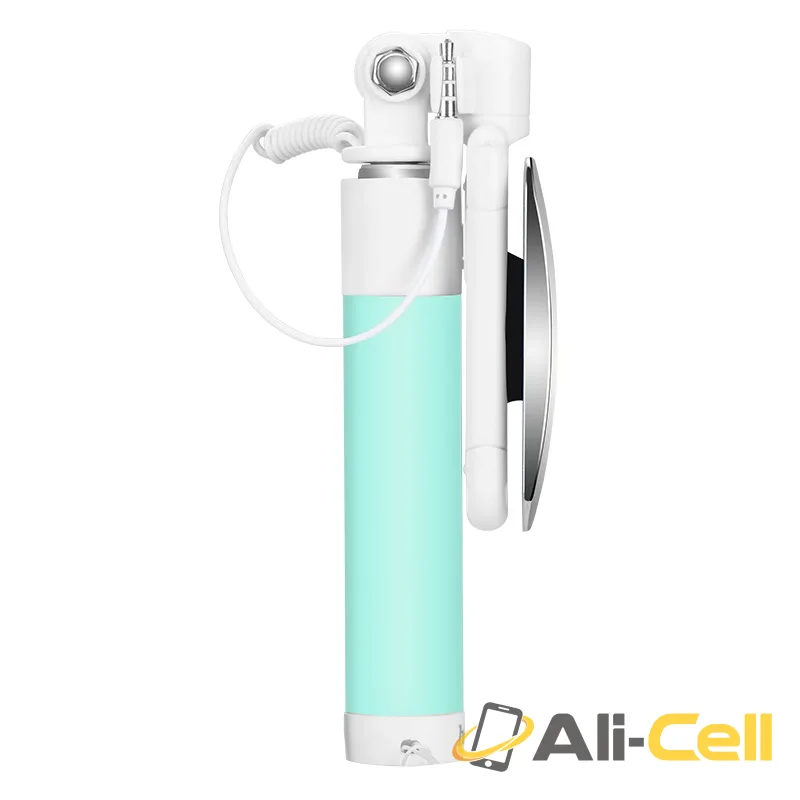 Selfie stick “K2 Magic mirror” 3.5mm jack wired monopod — 5