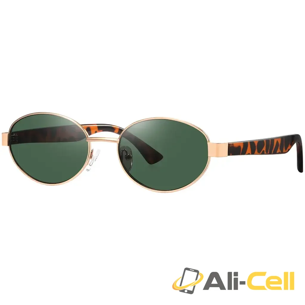 Green Lion Oriante Sunglasses - Gold