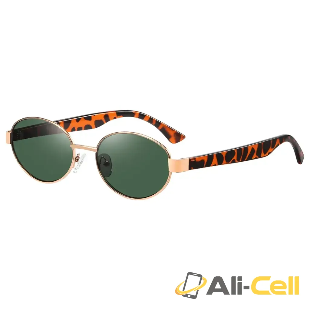 Green Lion Oriante Sunglasses - Gold — 2