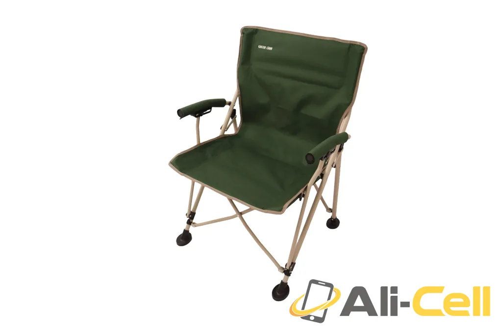 Green Lion Outdoor Camping Chair with Carrying Bag - Dark Green