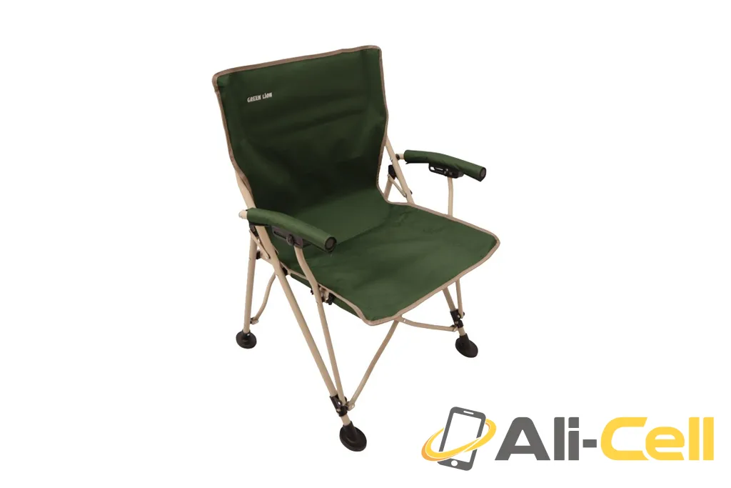 Green Lion Outdoor Camping Chair with Carrying Bag - Dark Green — 2