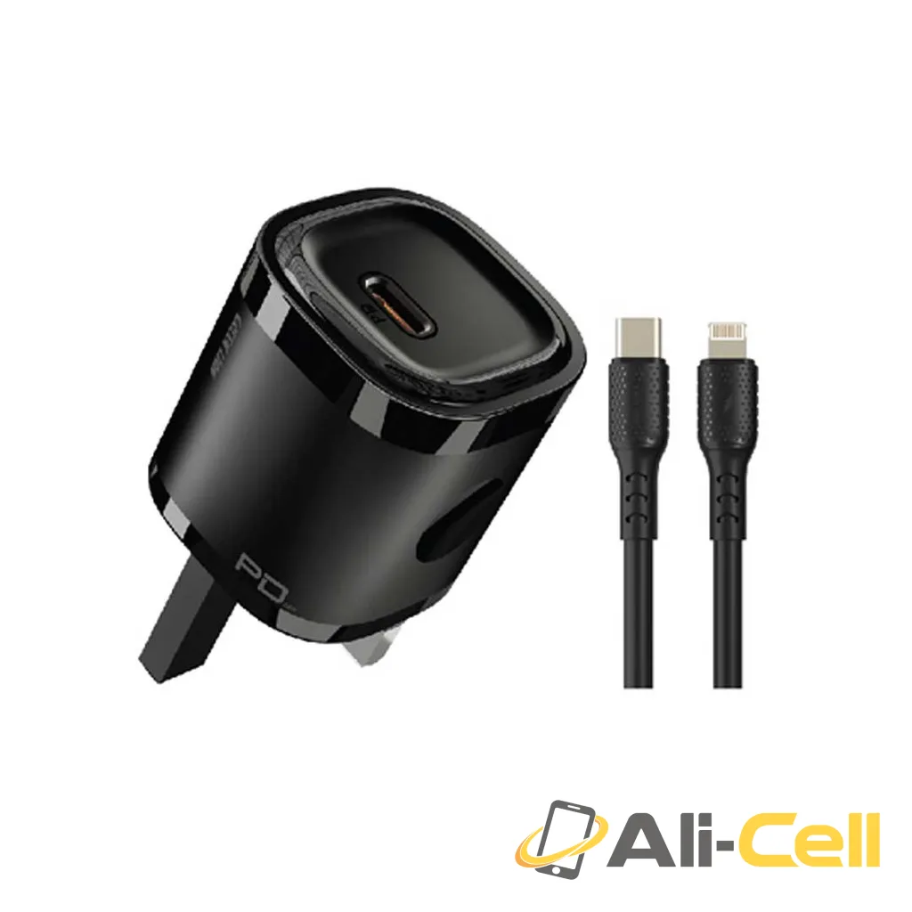 Green Lion PD 20W+TC-IPH data cable1m Black/Orange