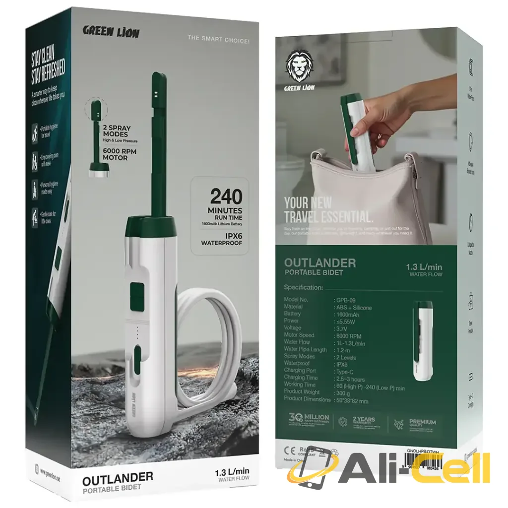 Green Lion Outlander Portable Bidet - White — 3